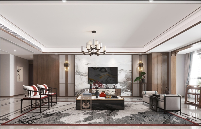 汤臣豪园 150㎡四室两厅新中式