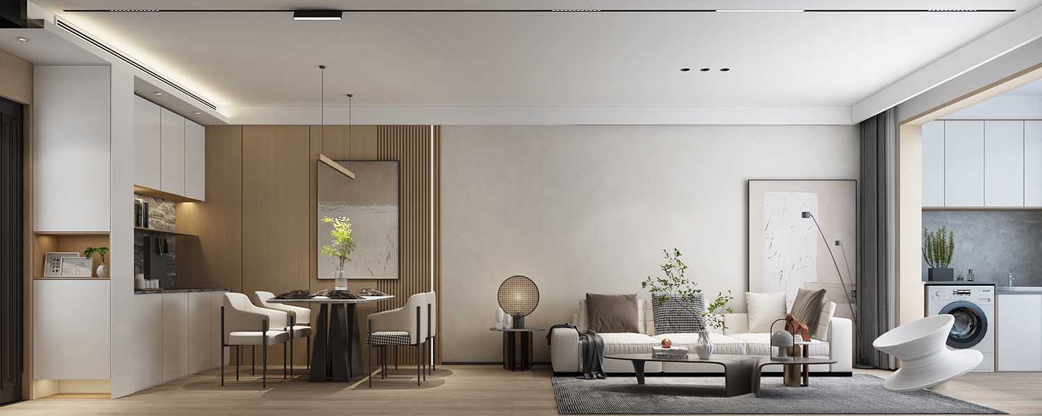 金桥好人家118平三房现代简约风